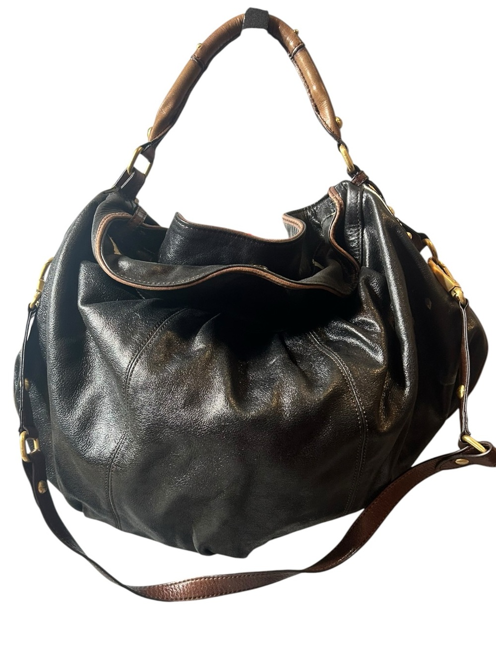 Steve by Steve Madden Leather Hobo Bag
